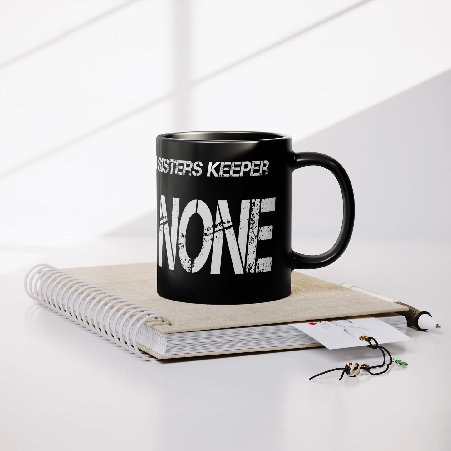 110z Black Full Wrap Mug
