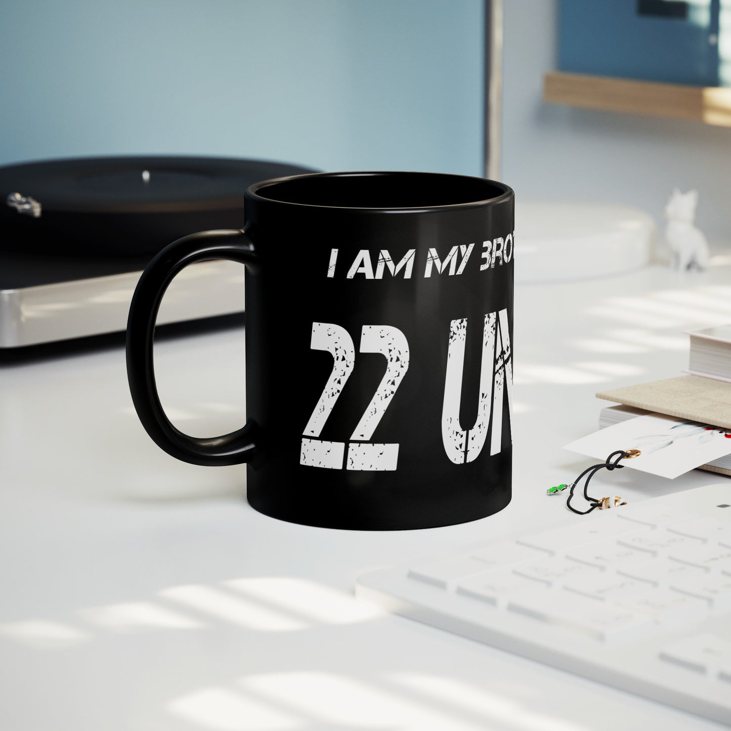 110z Black Full Wrap Mug