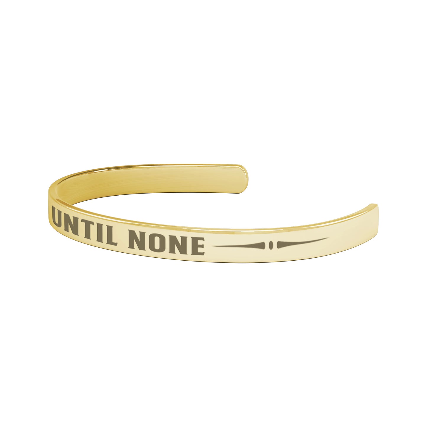22 Until None Metal Cuff Bracelet