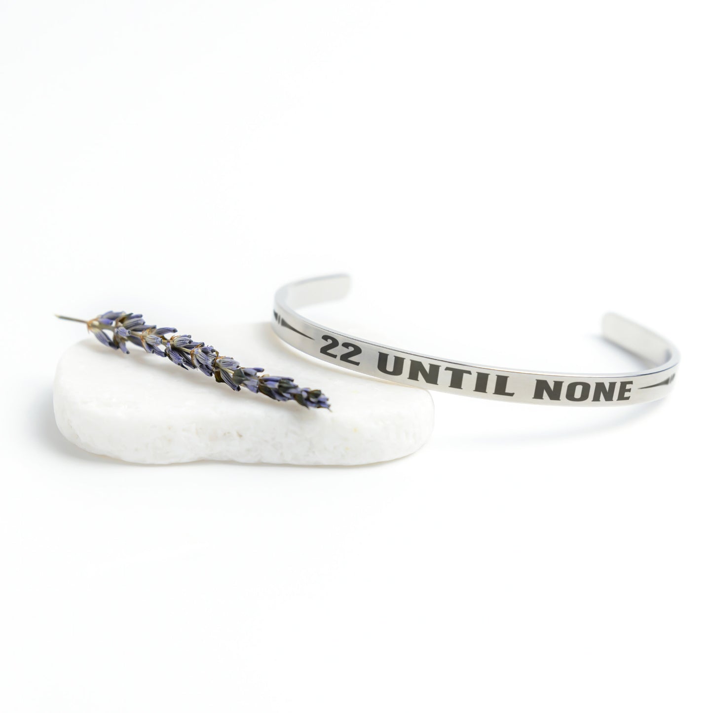 22 Until None Metal Cuff Bracelet