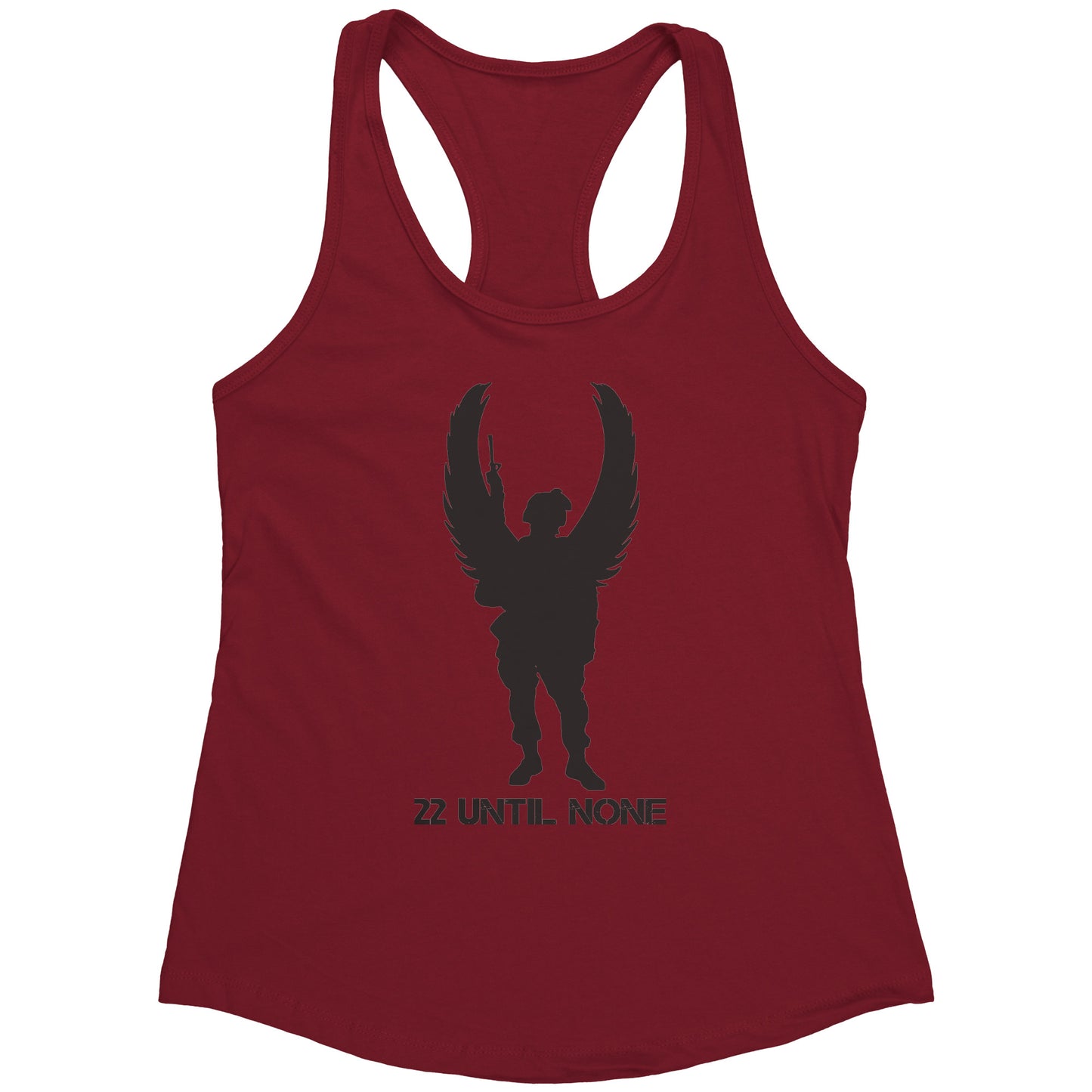 Next Level Racerback Tank - Black Logo V2