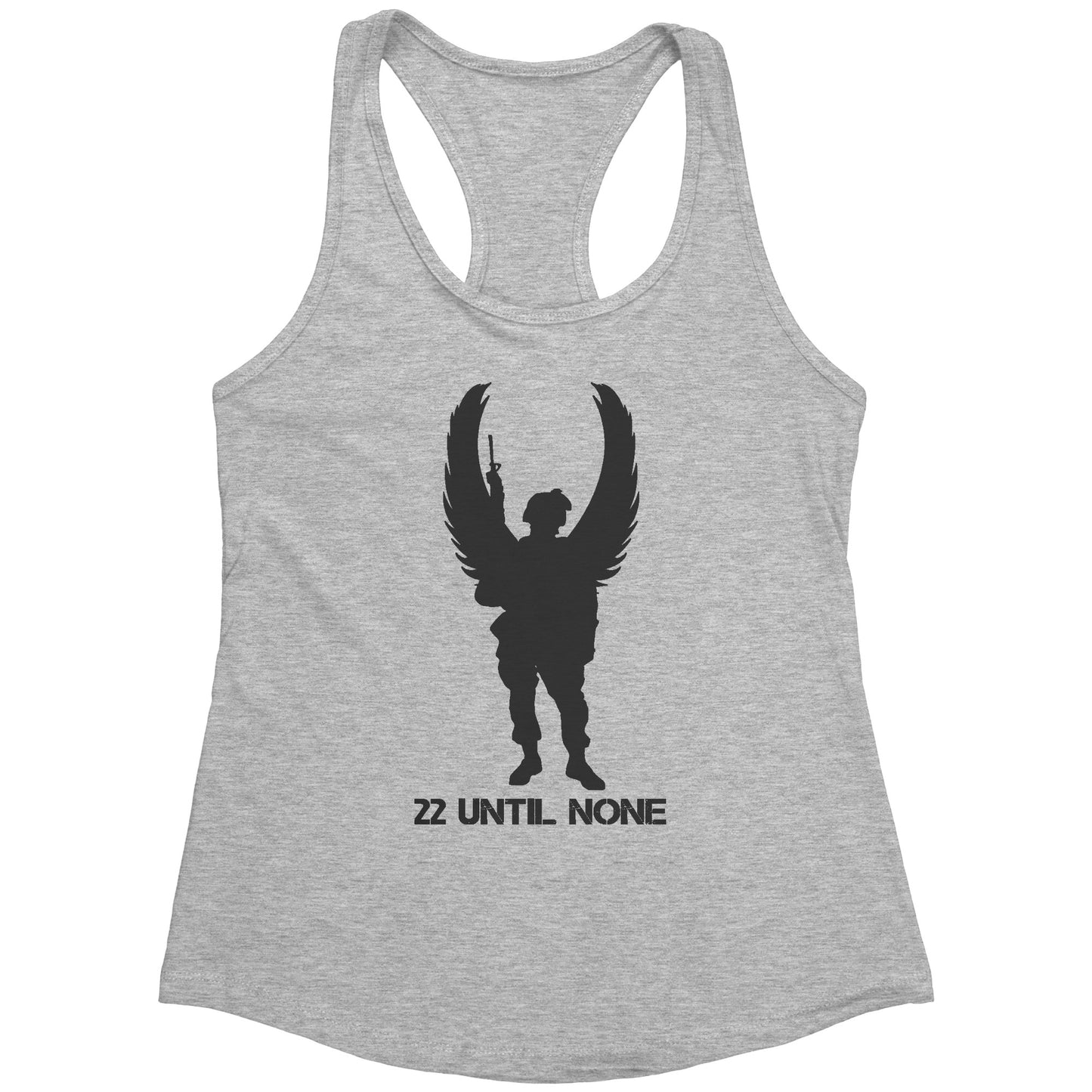 Next Level Racerback Tank - Black Logo V2