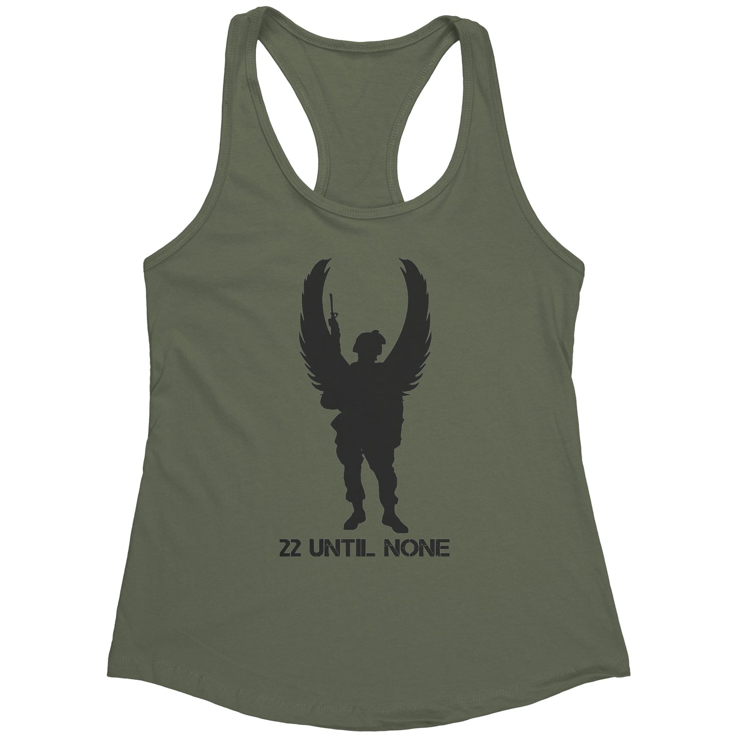 Next Level Racerback Tank - Black Logo V2