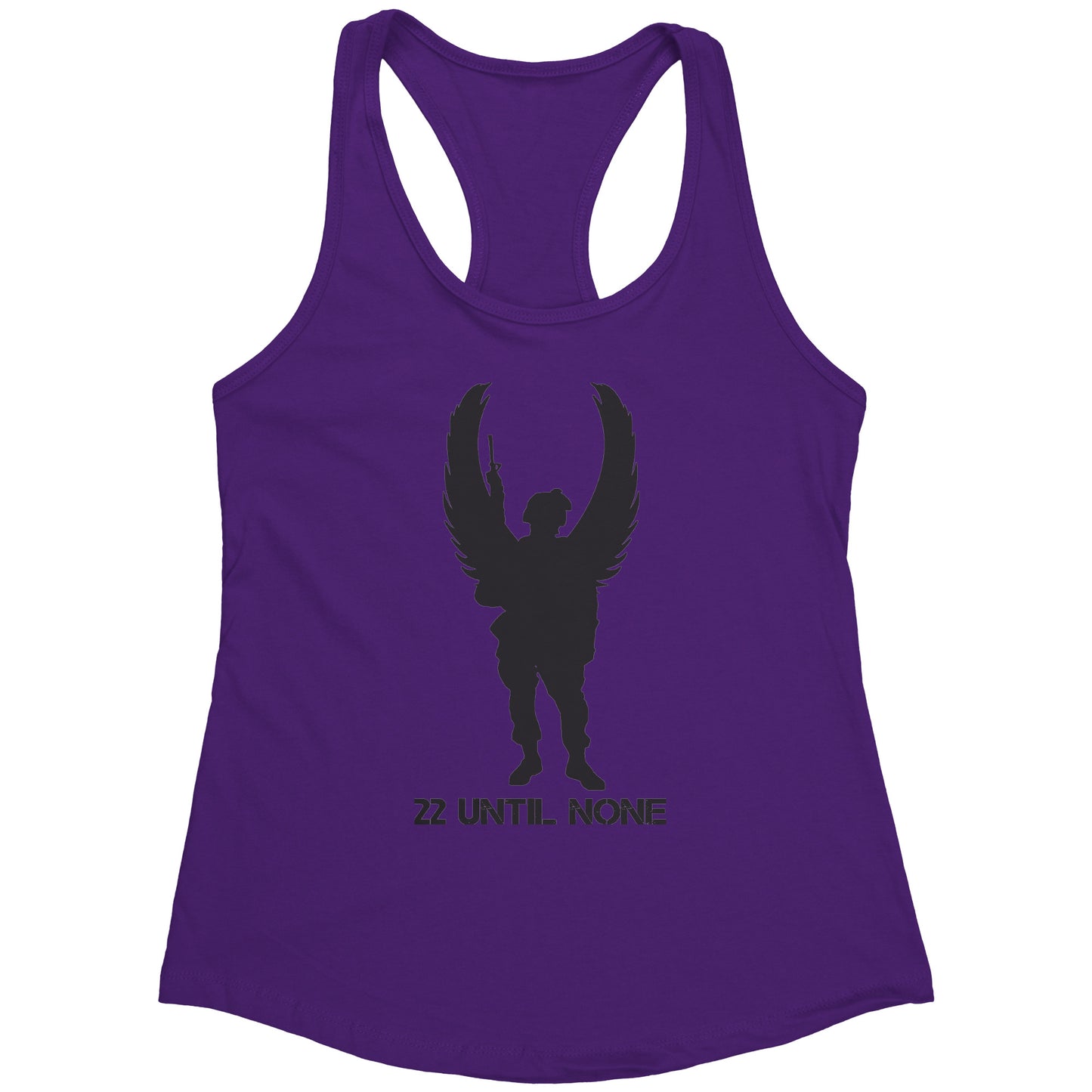 Next Level Racerback Tank - Black Logo V2