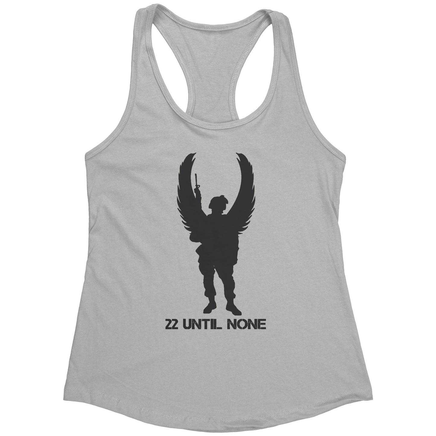 Next Level Racerback Tank - Black Logo V2