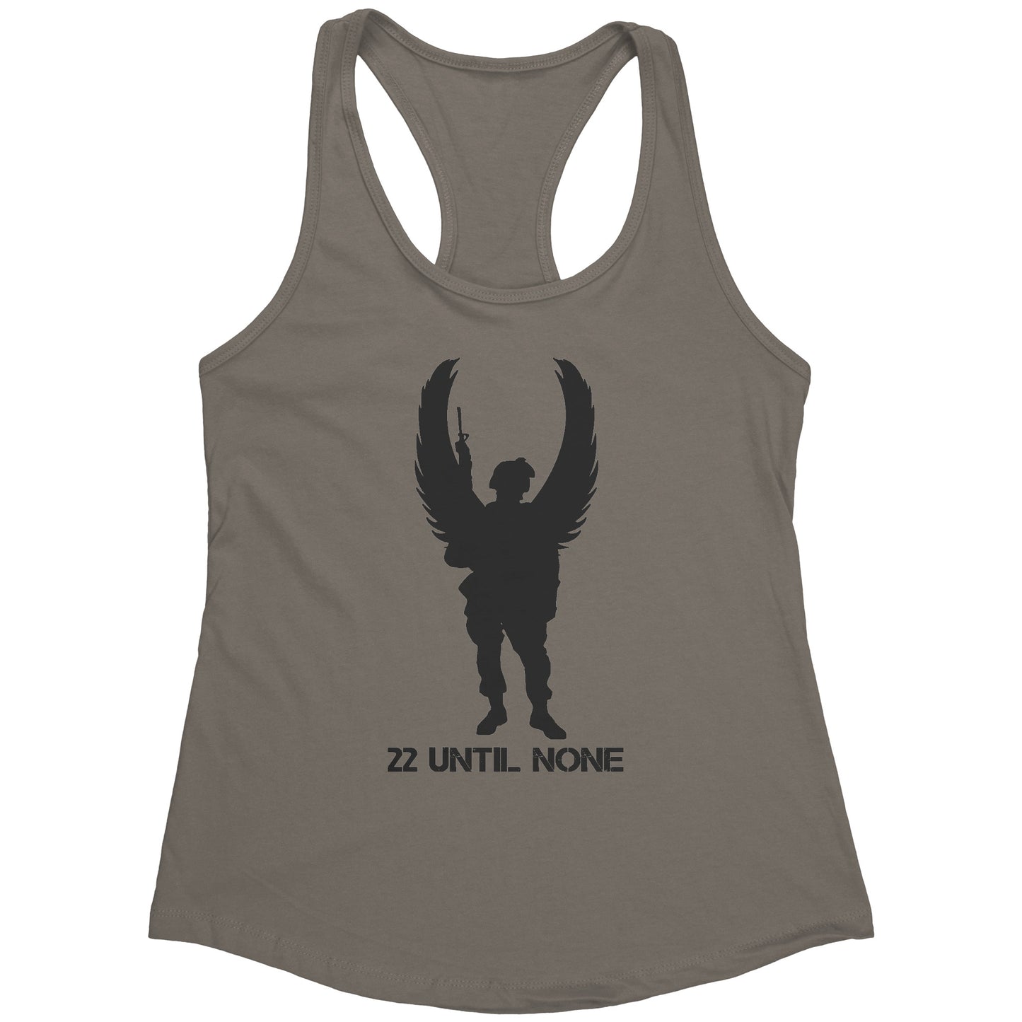 Next Level Racerback Tank - Black Logo V2