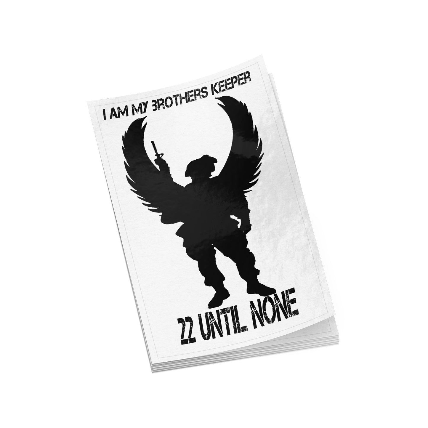 Rectangle Vinyl Decal Black Logo