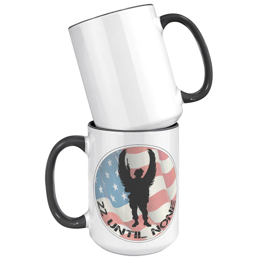 15oz Accent Mug - Flag Logo