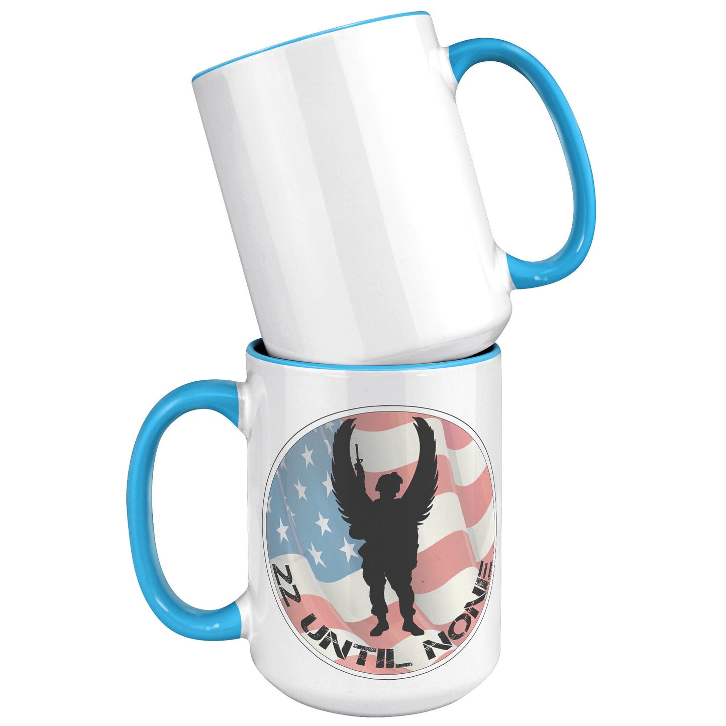 15oz Accent Mug - Flag Logo
