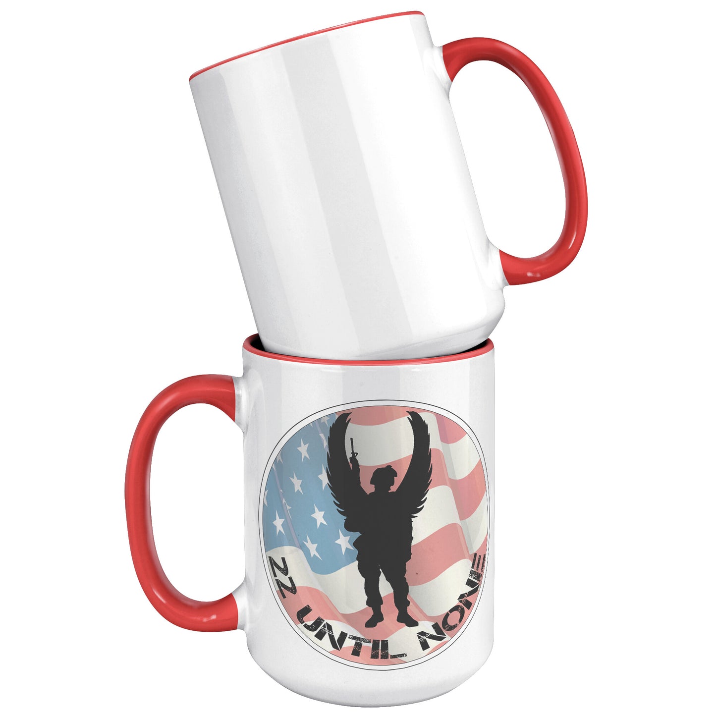 15oz Accent Mug - Flag Logo