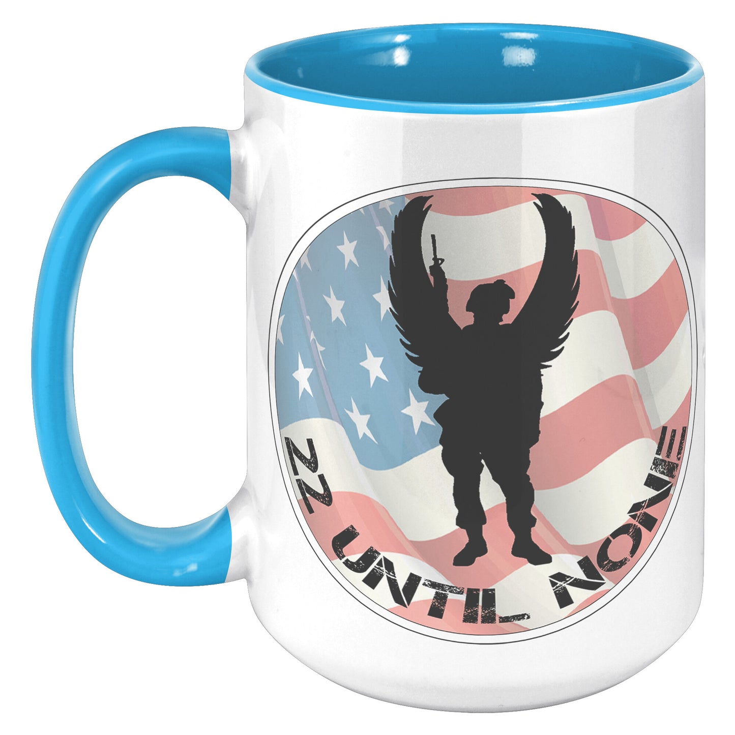 15oz Accent Mug - Flag Logo
