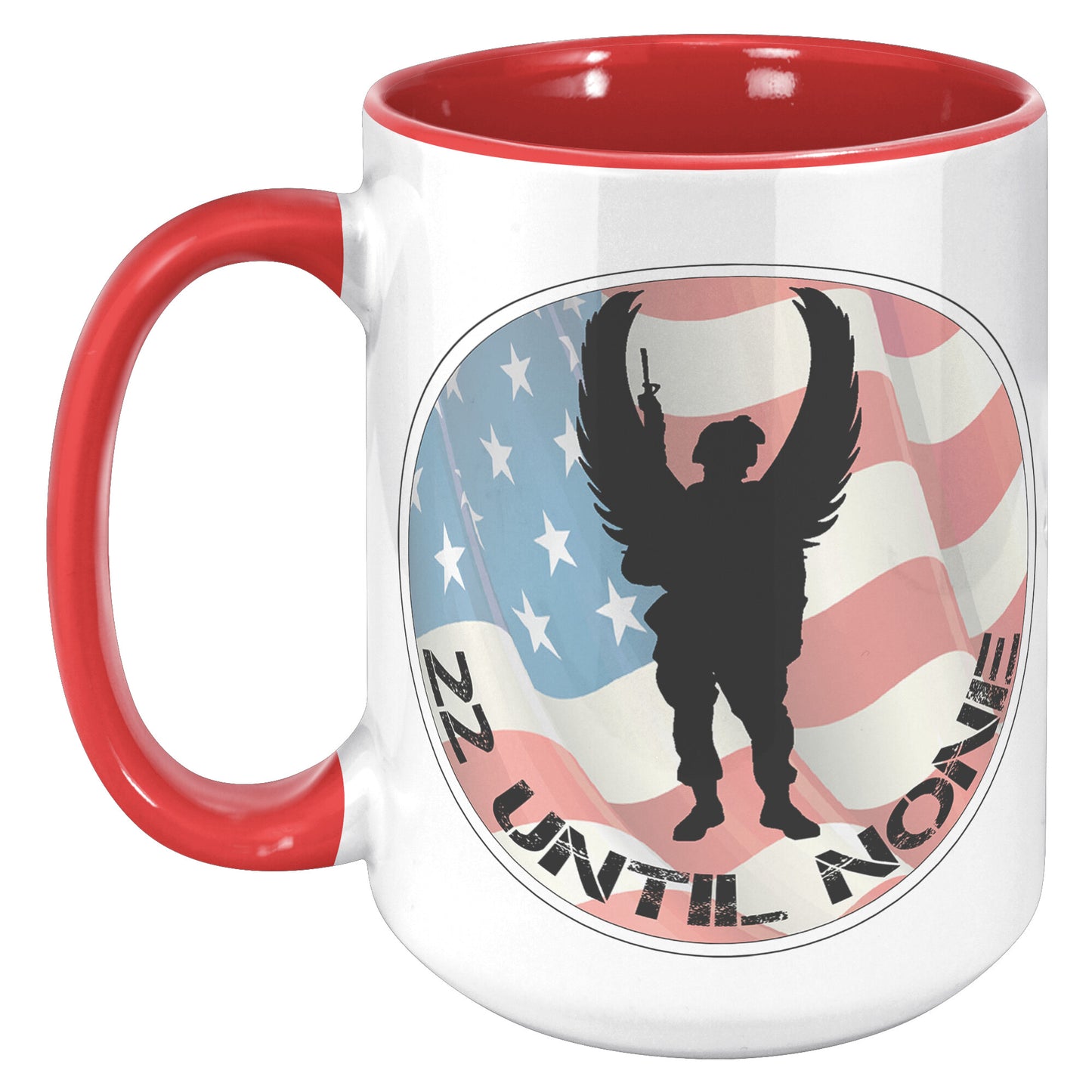 15oz Accent Mug - Flag Logo
