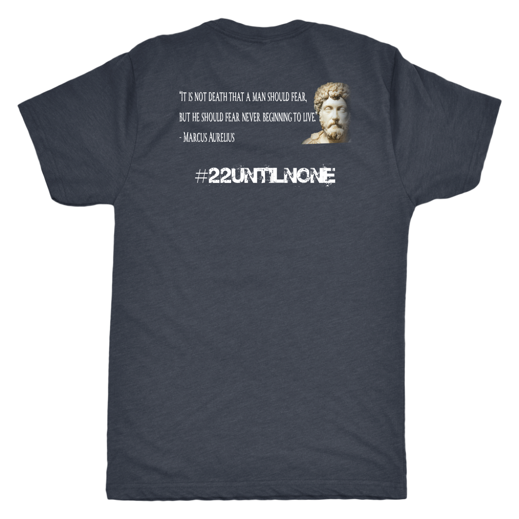 Men's Triblend - Marcus Aurelius - Fear Not Death