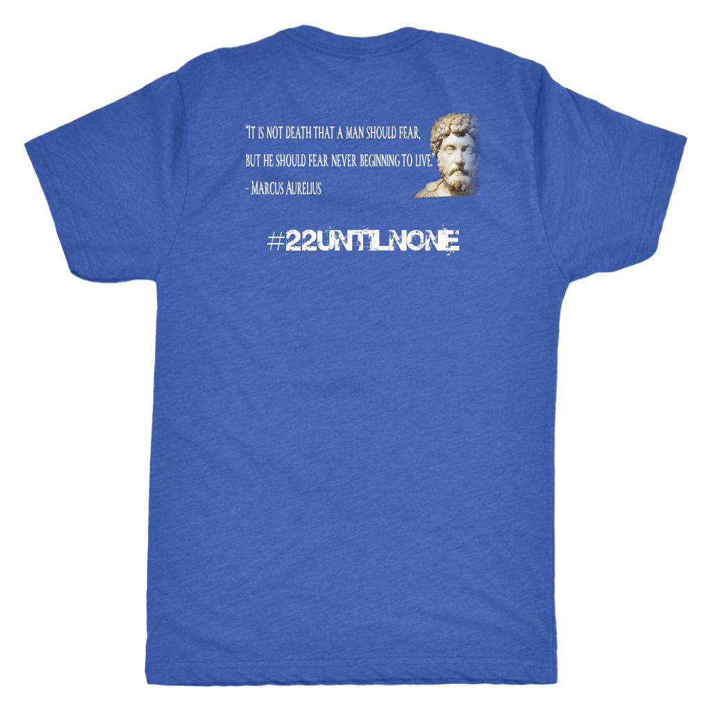 Men's Triblend - Marcus Aurelius - Fear Not Death