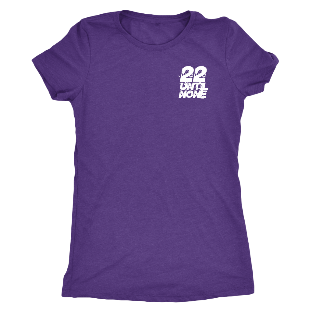 Flag Logo - Womens Triblend Tshirt