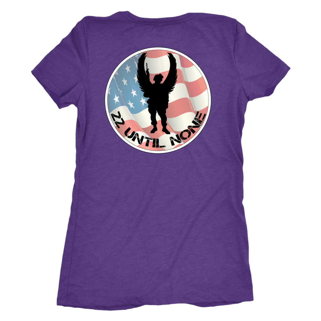 Flag Logo - Womens Triblend Tshirt