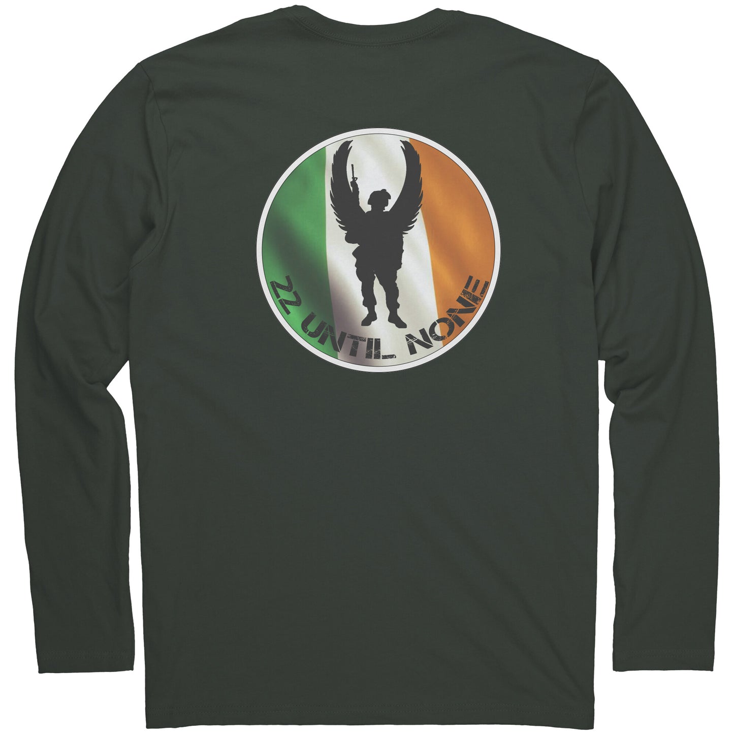 Next Level Long Sleeve - Flag Logo - Ireland