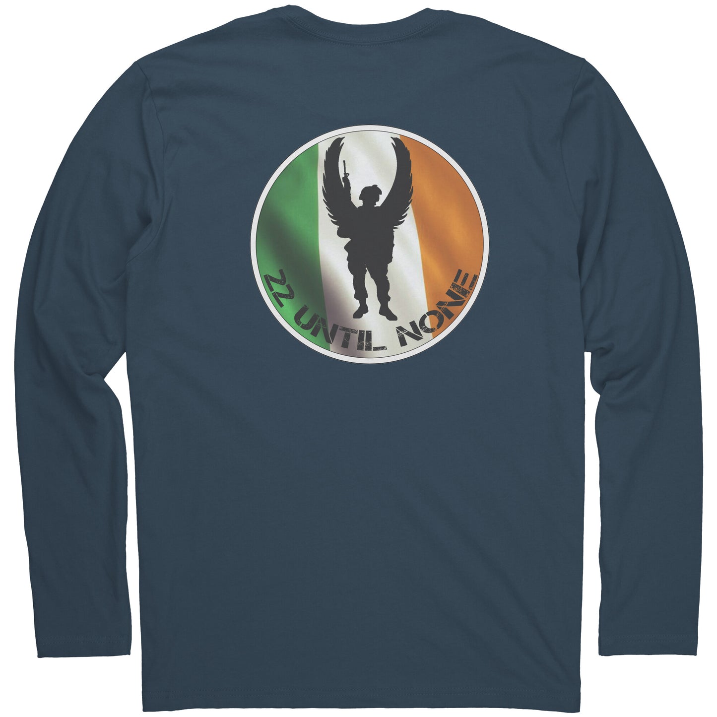 Next Level Long Sleeve - Flag Logo - Ireland