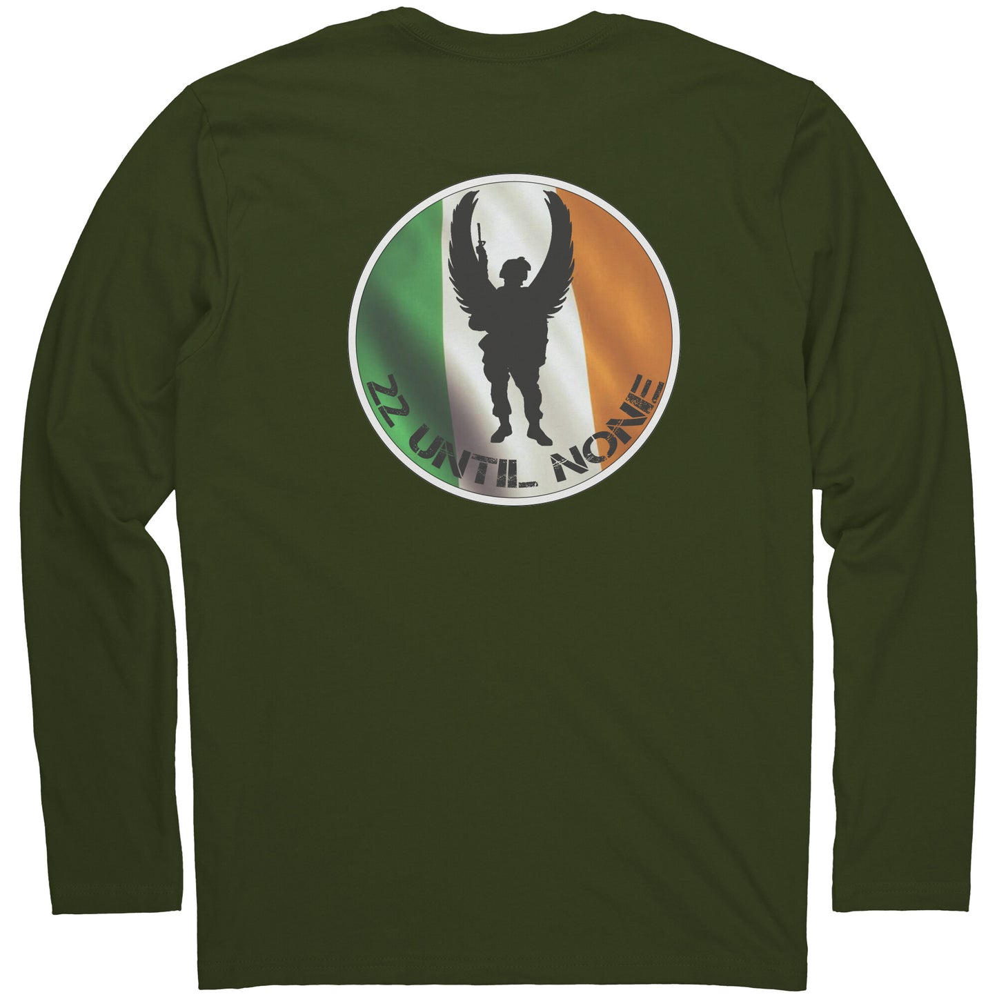 Next Level Long Sleeve - Flag Logo - Ireland