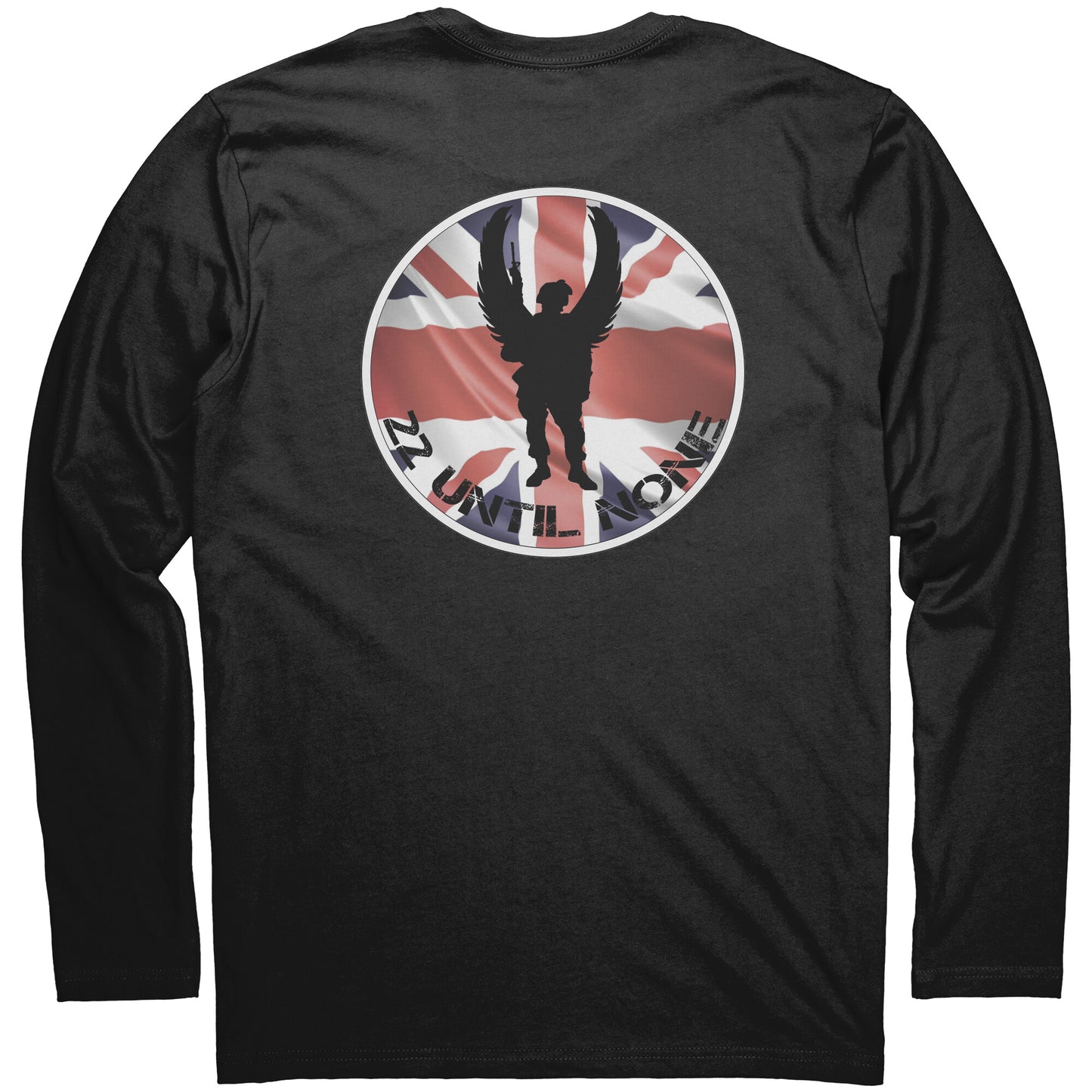 Next Level Long Sleeve - Flag Logo - UK