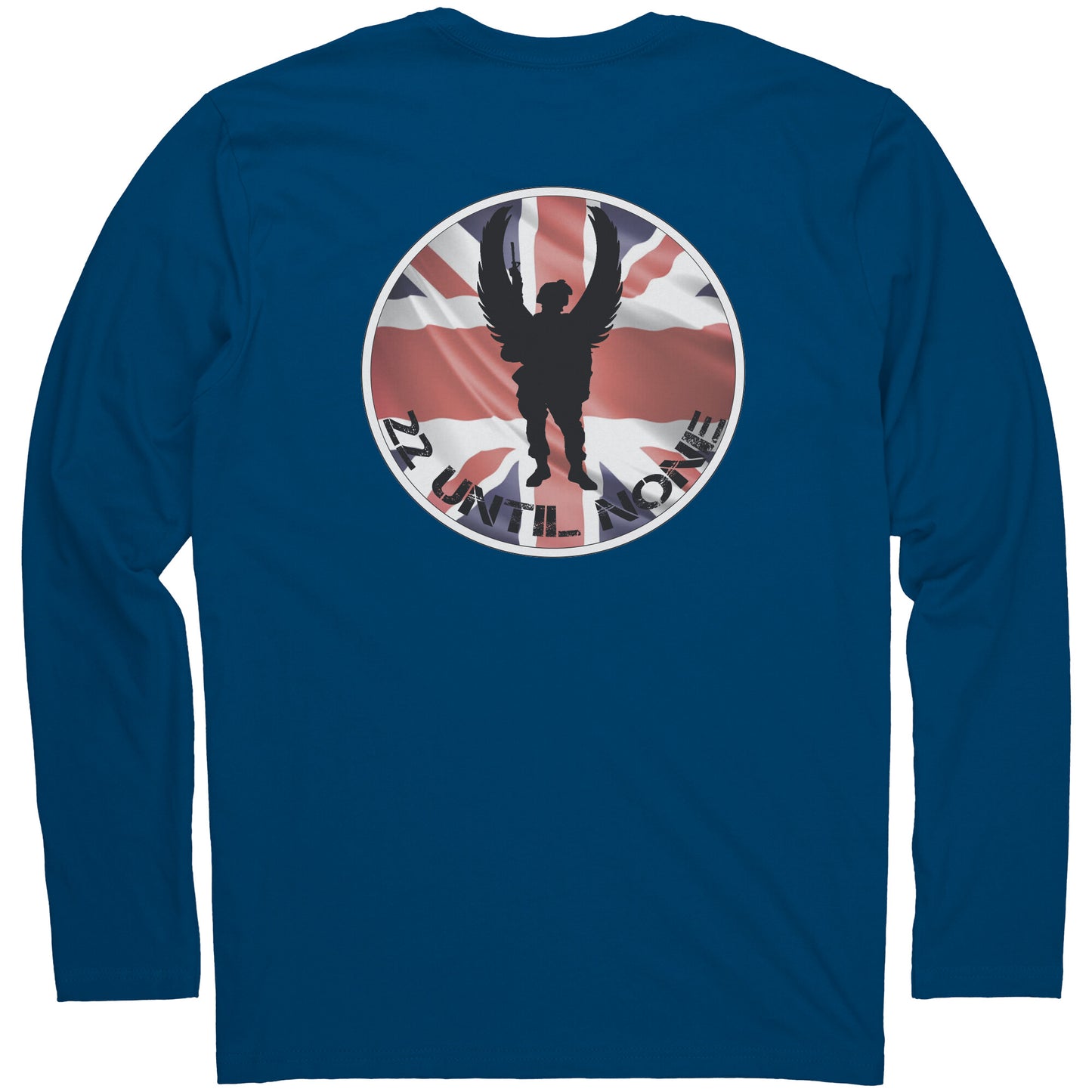 Next Level Long Sleeve - Flag Logo - UK