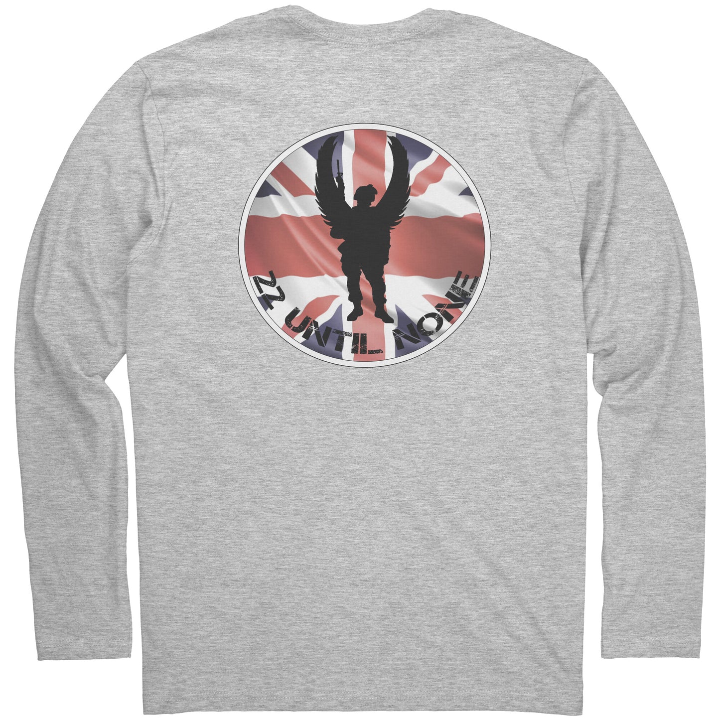Next Level Long Sleeve - Flag Logo - UK
