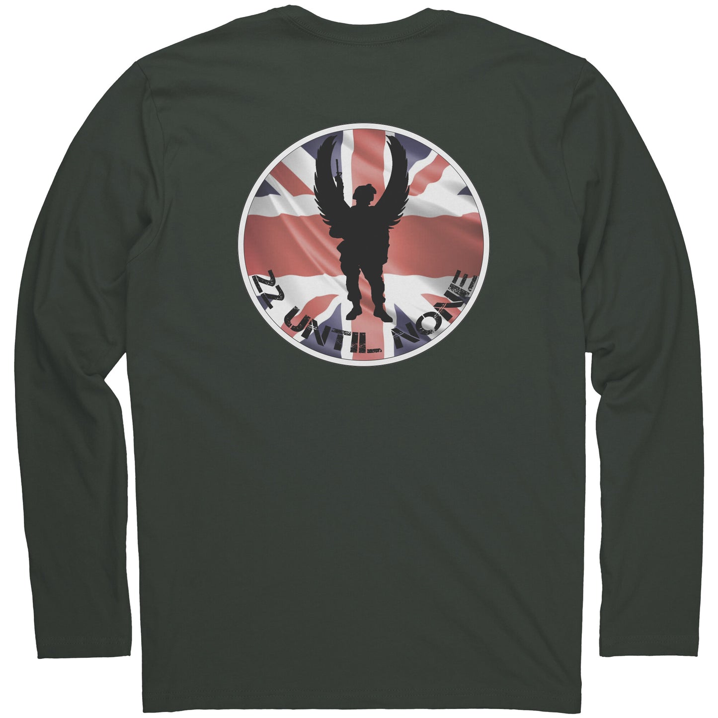 Next Level Long Sleeve - Flag Logo - UK