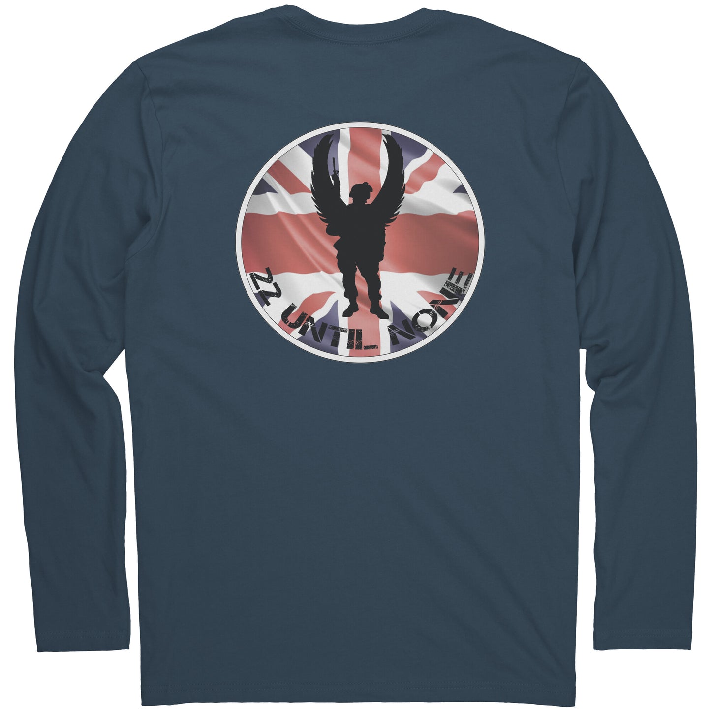 Next Level Long Sleeve - Flag Logo - UK