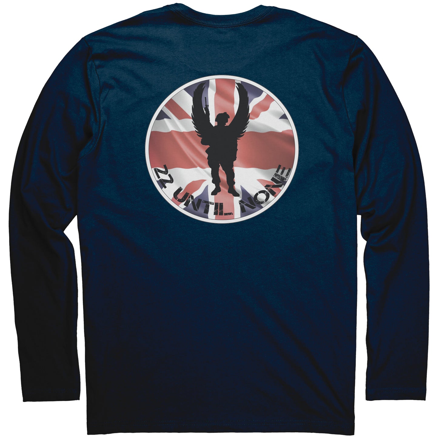 Next Level Long Sleeve - Flag Logo - UK