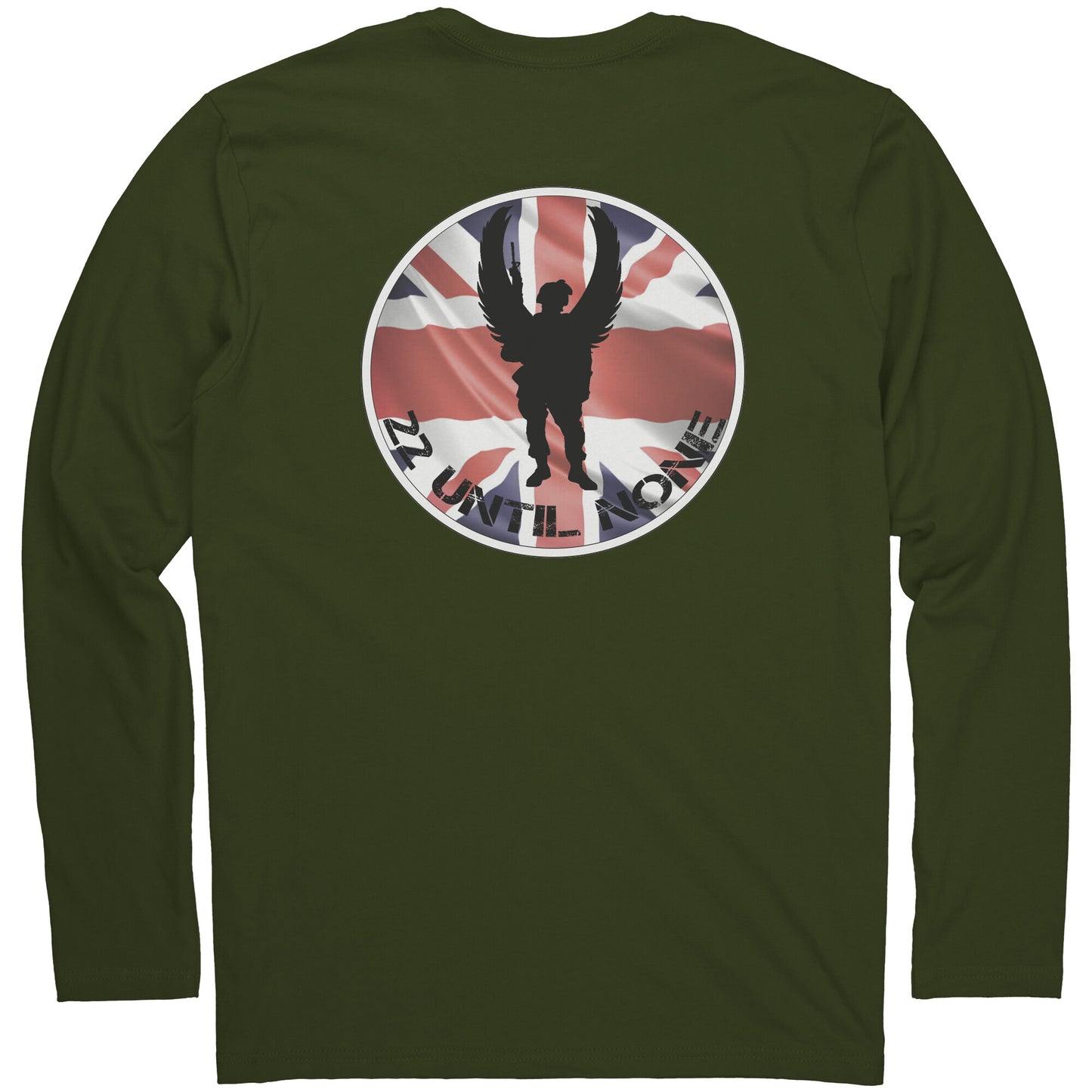 Next Level Long Sleeve - Flag Logo - UK