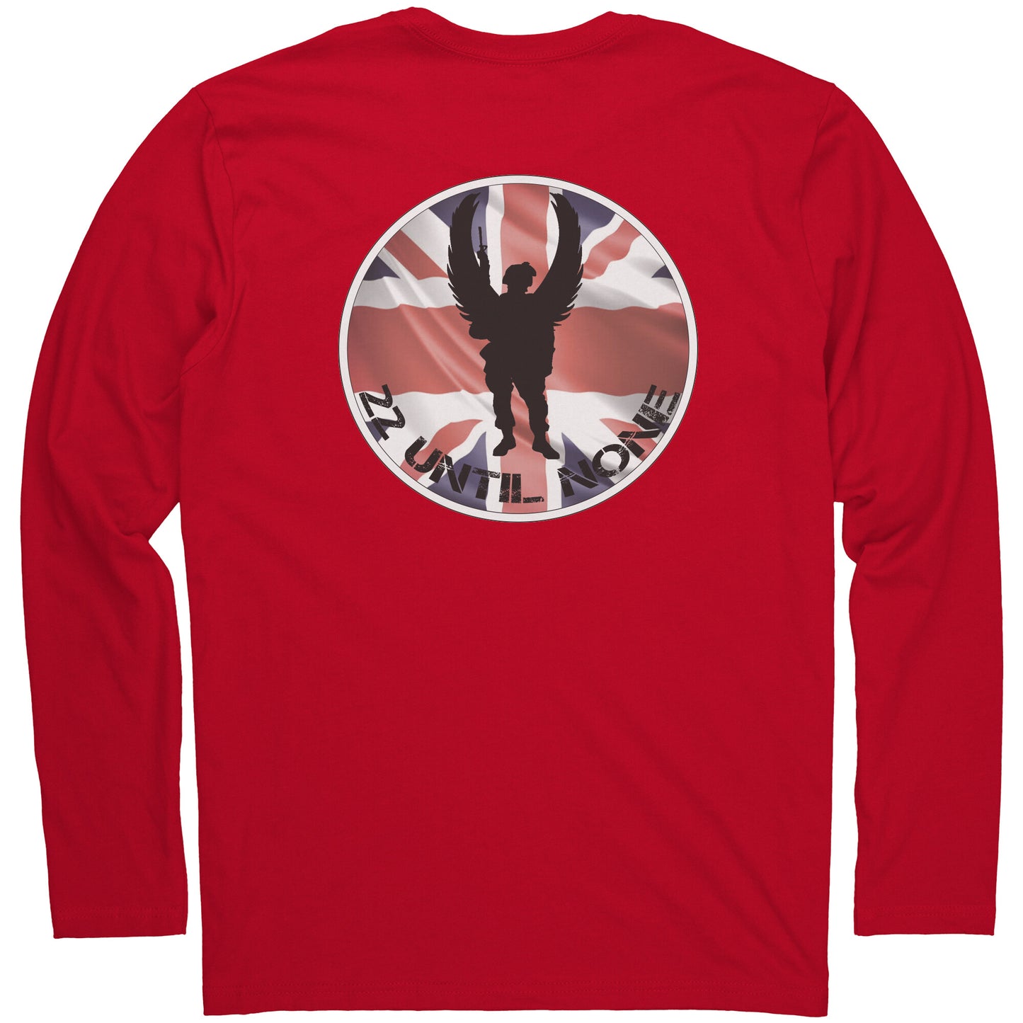 Next Level Long Sleeve - Flag Logo - UK