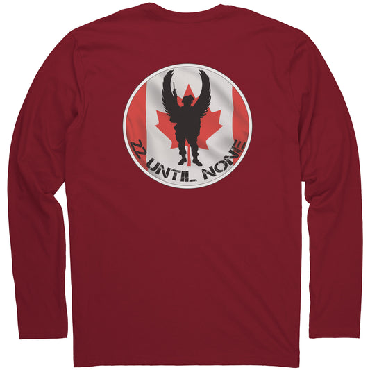 Next Level Long Sleve - Flag Logo - Canada