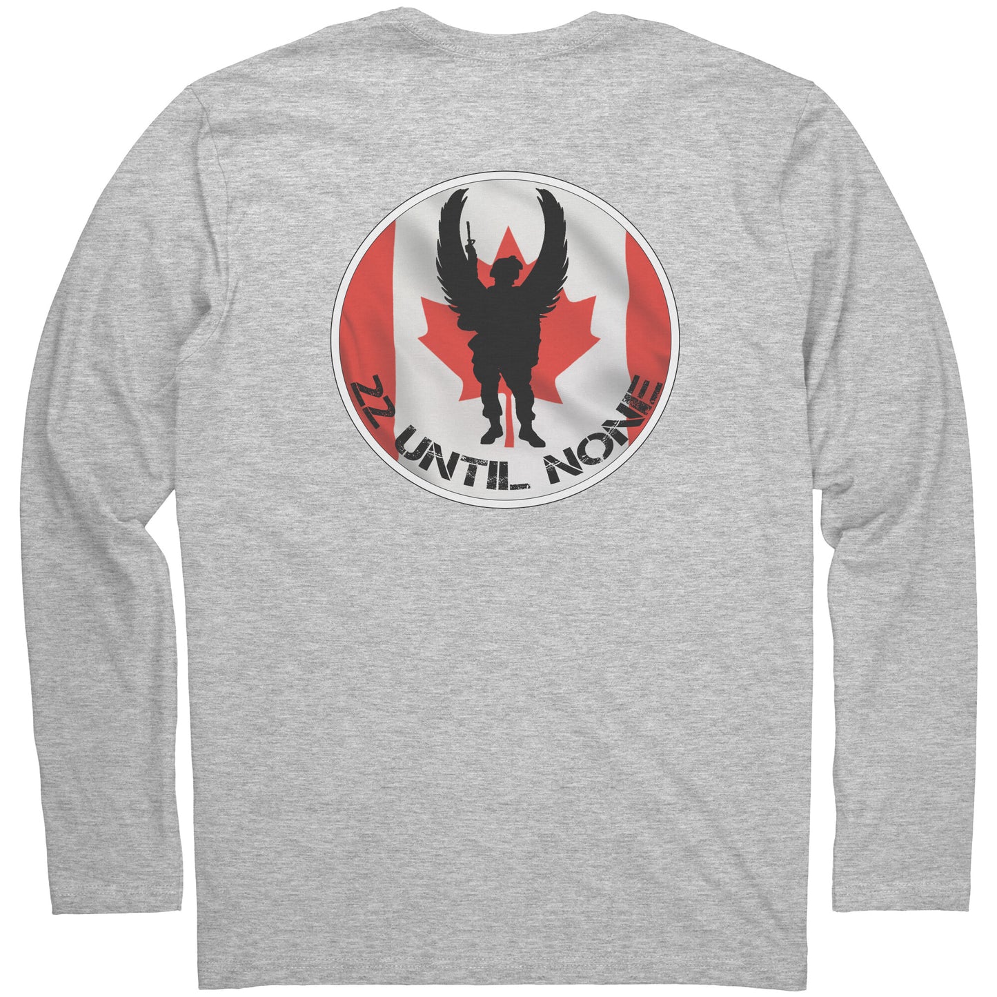 Next Level Long Sleve - Flag Logo - Canada