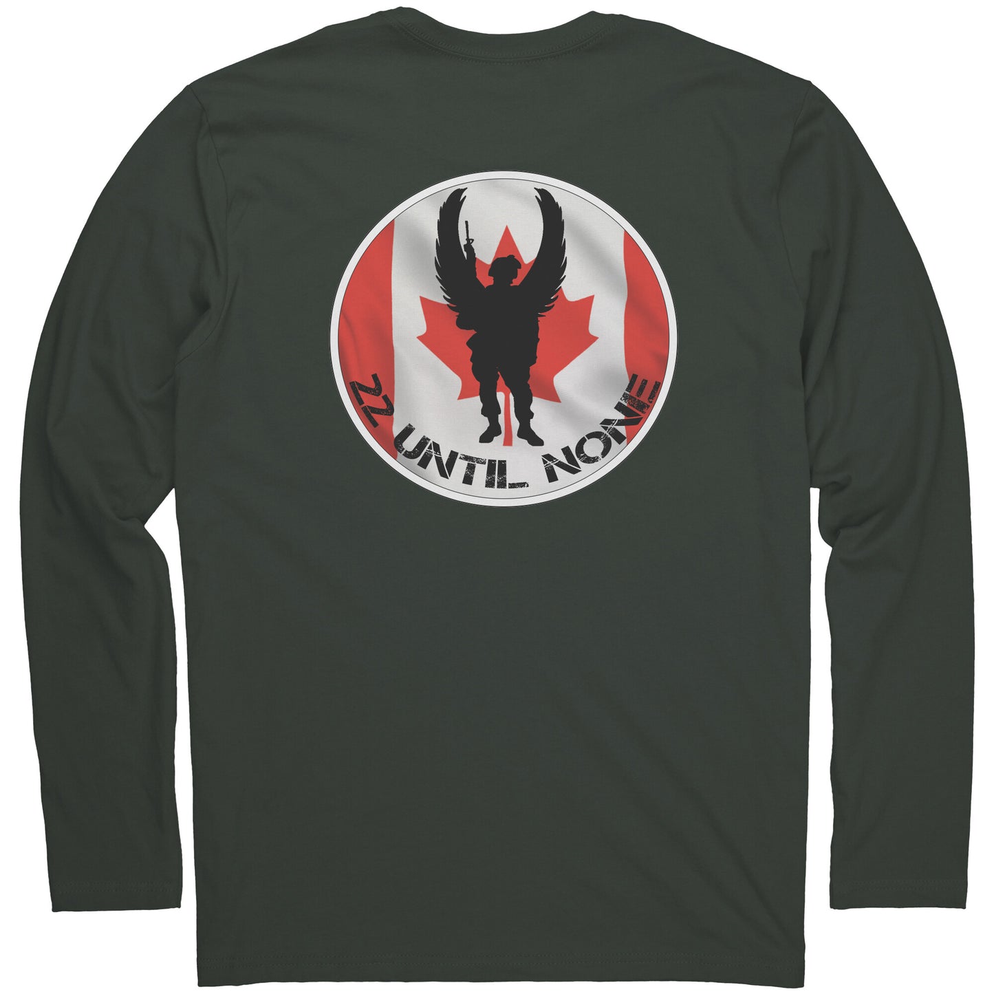 Next Level Long Sleve - Flag Logo - Canada