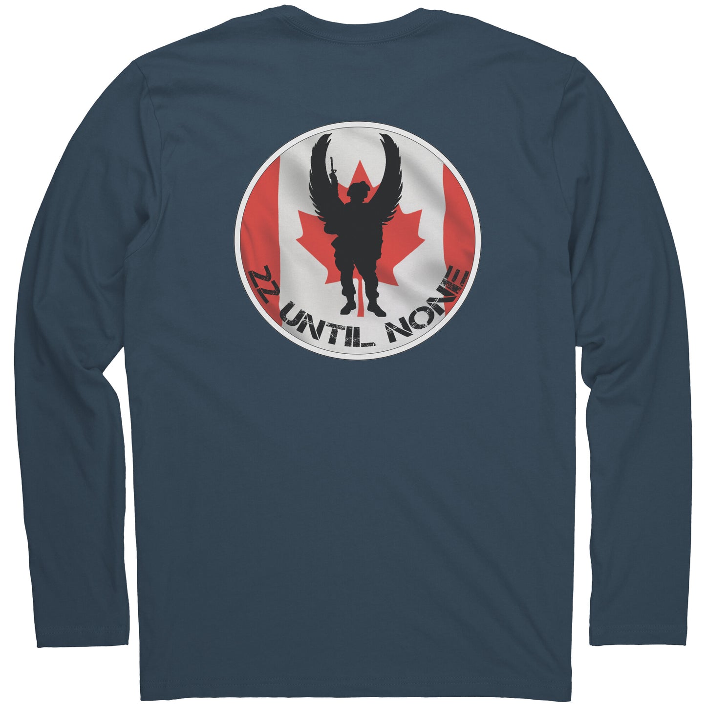 Next Level Long Sleve - Flag Logo - Canada