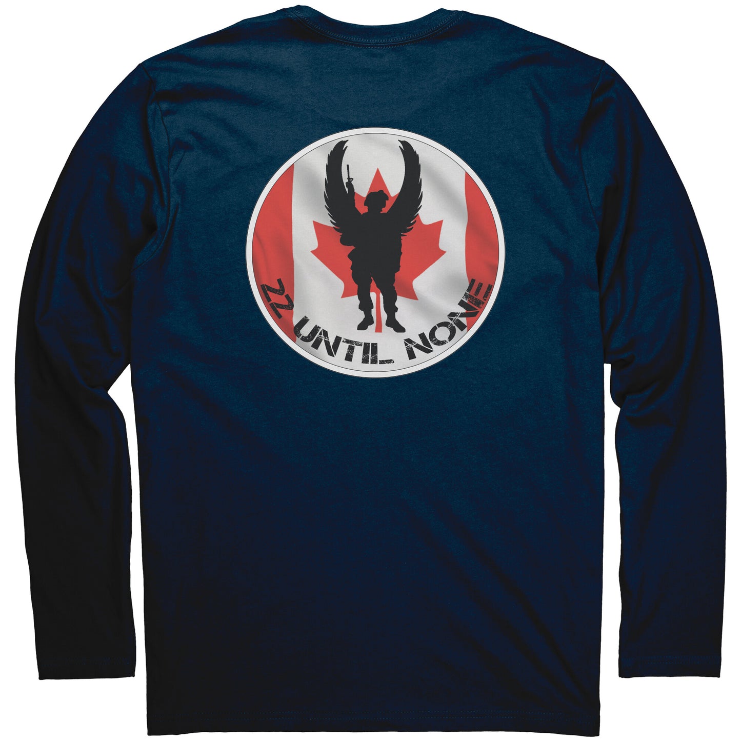 Next Level Long Sleve - Flag Logo - Canada