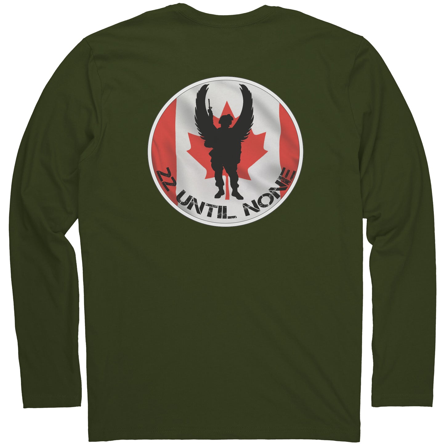 Next Level Long Sleve - Flag Logo - Canada
