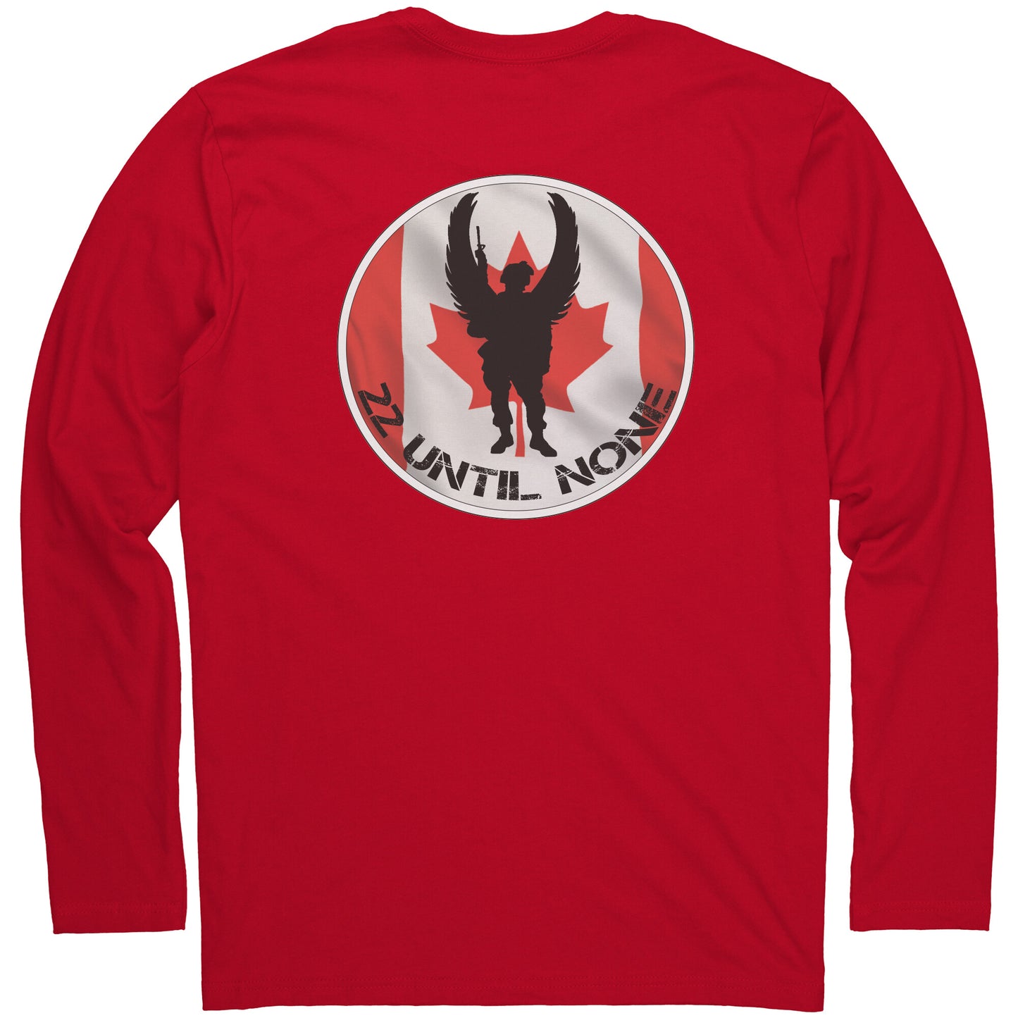 Next Level Long Sleve - Flag Logo - Canada