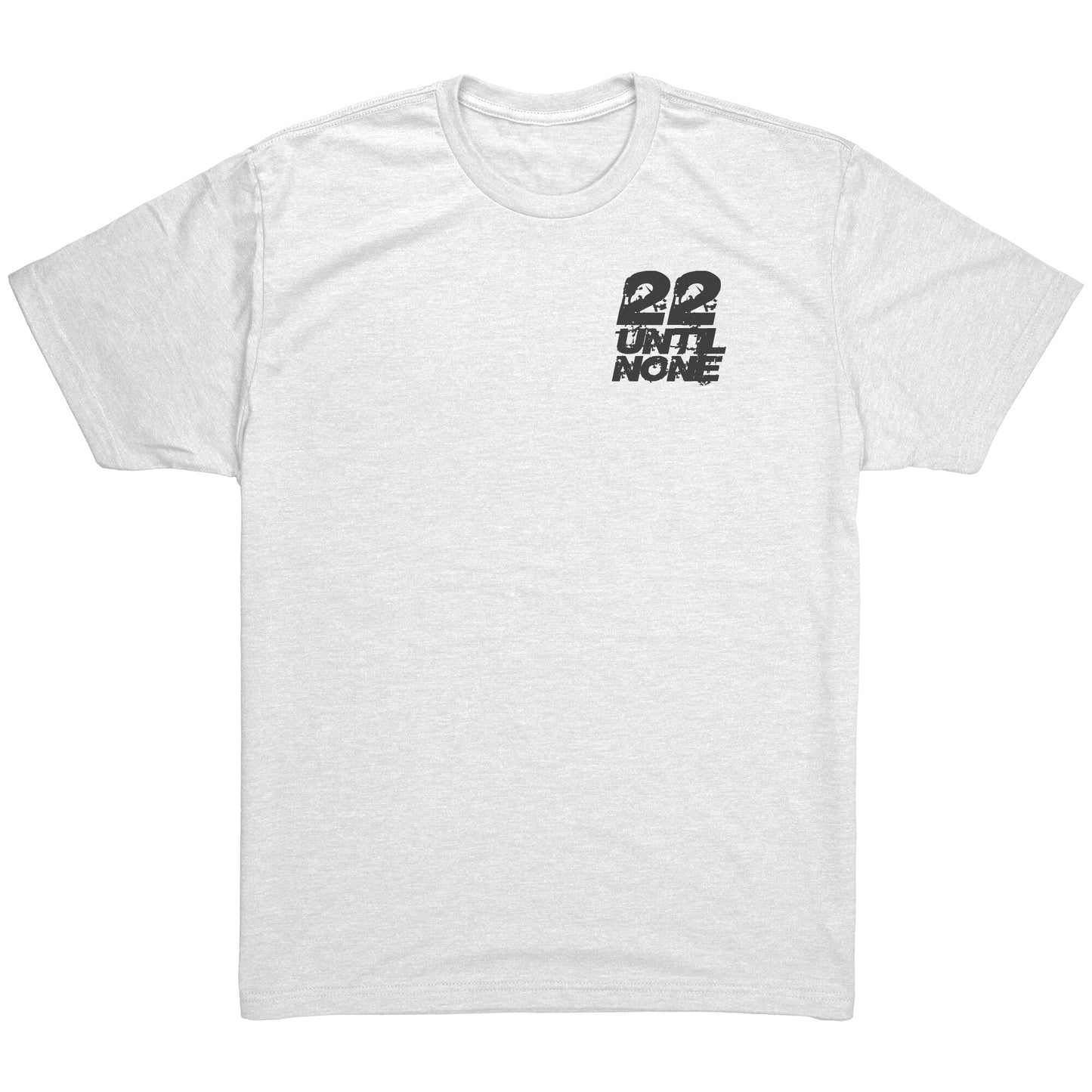 Next Level Mens Tri Blend Shirt - Black Logo