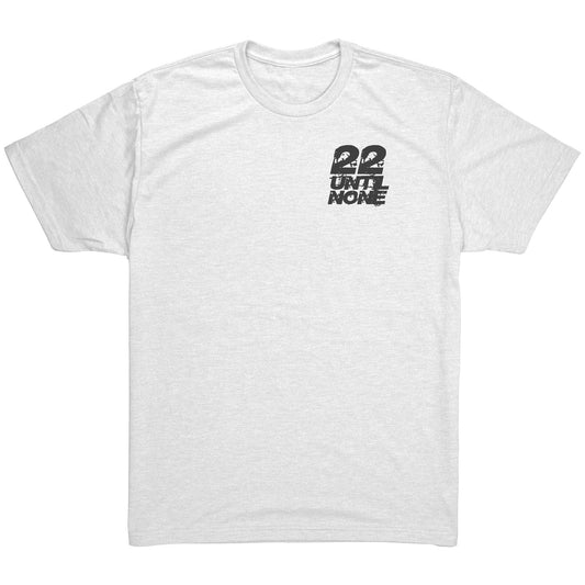 Next Level Mens Tri Blend Shirt - Black Logo