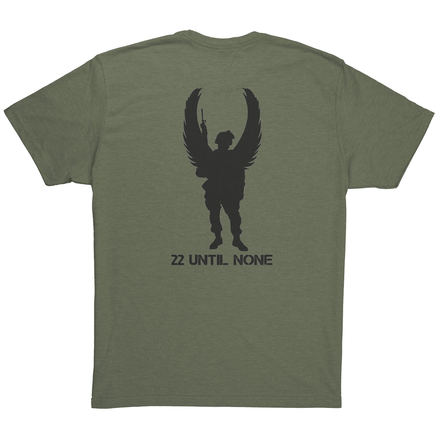 Next Level Mens Tri Blend Shirt - Black Logo