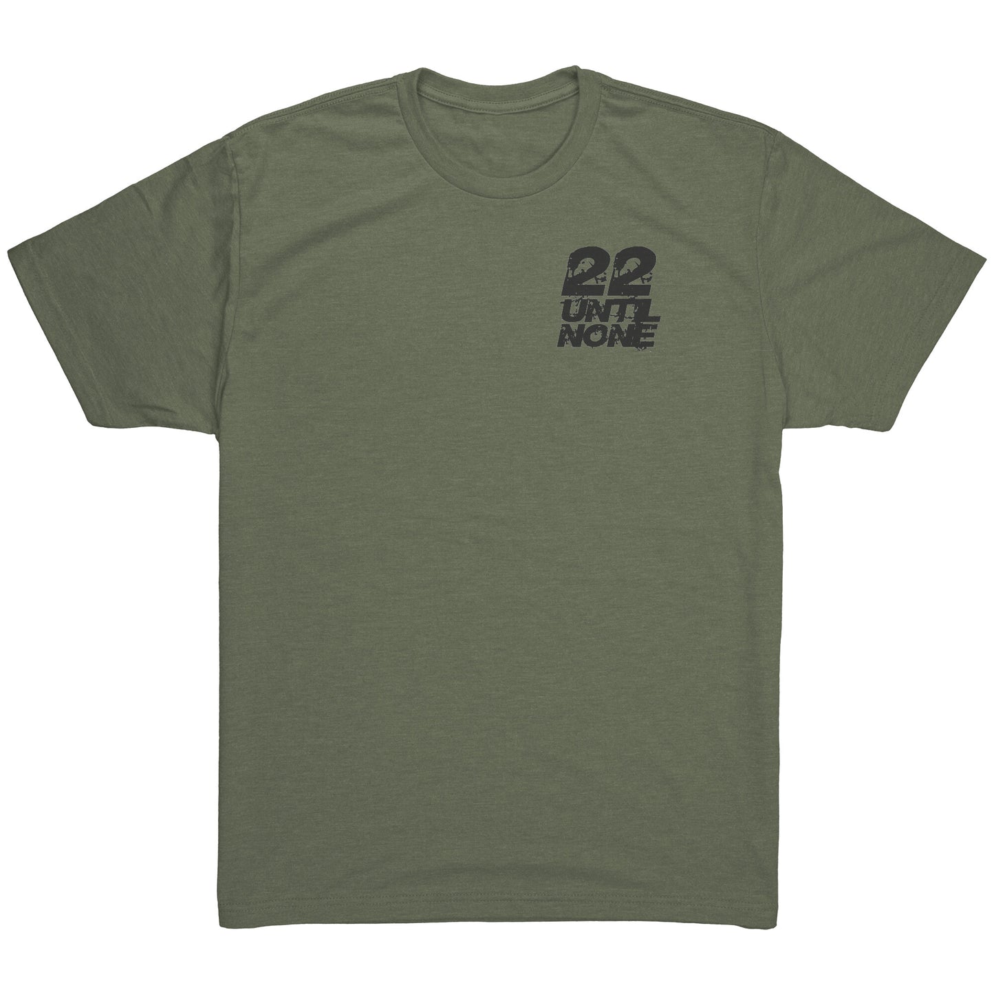Next Level Mens Tri Blend Shirt - Black Logo