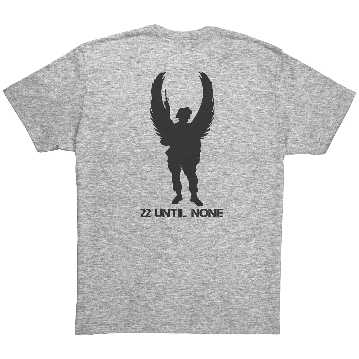 Next Level Mens Tri Blend Shirt - Black Logo