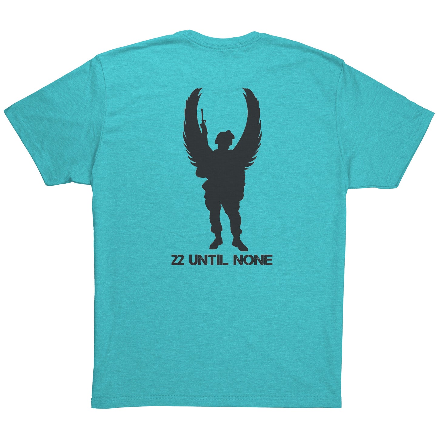 Next Level Mens Tri Blend Shirt - Black Logo