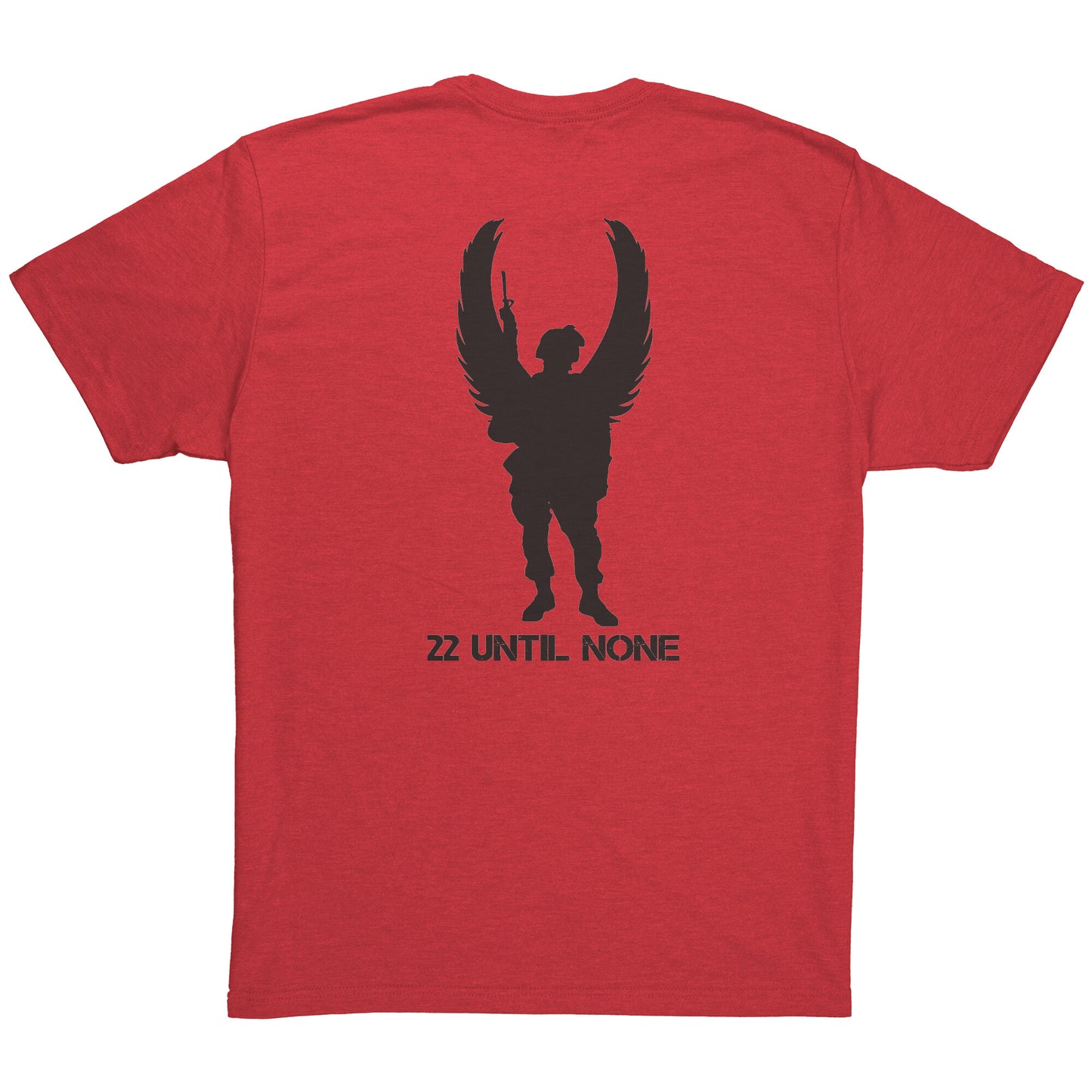 Next Level Mens Tri Blend Shirt - Black Logo