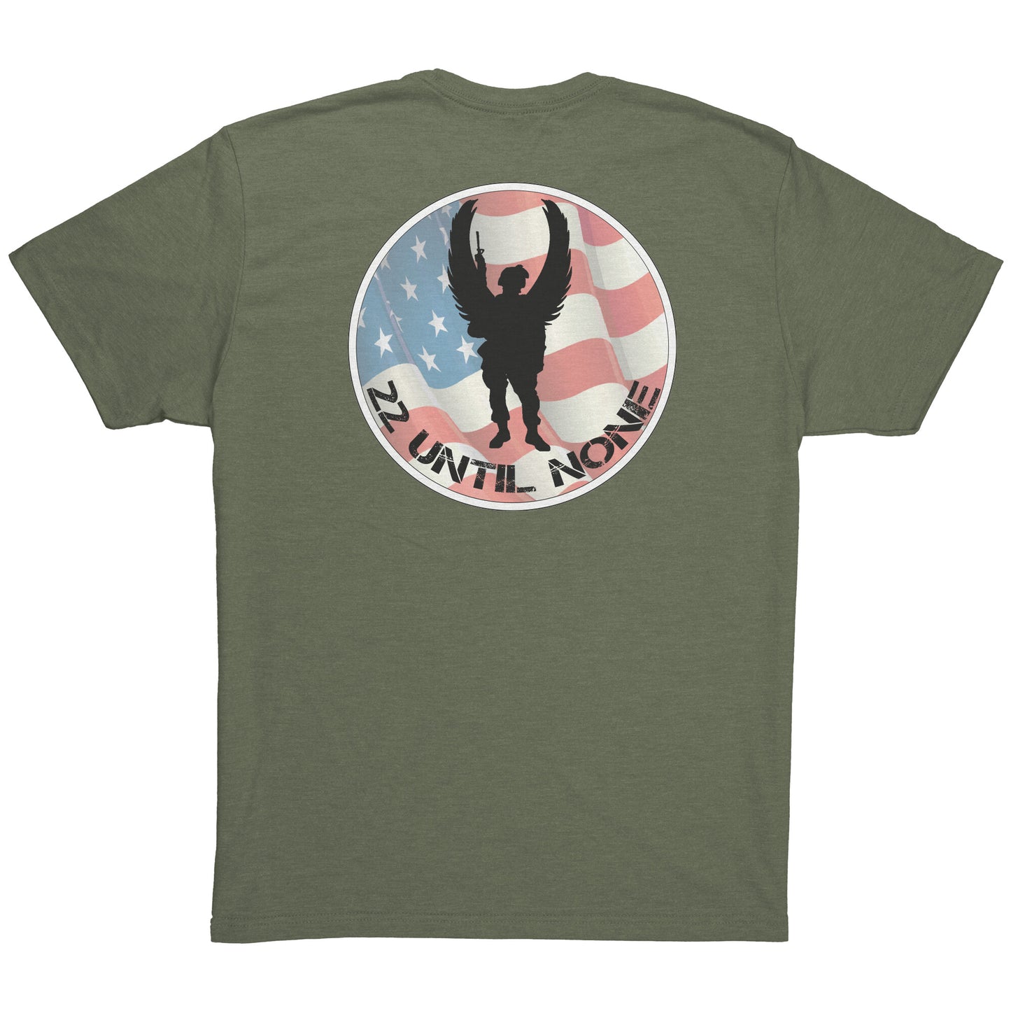 Next Level Men's Triblend - Flag Logo