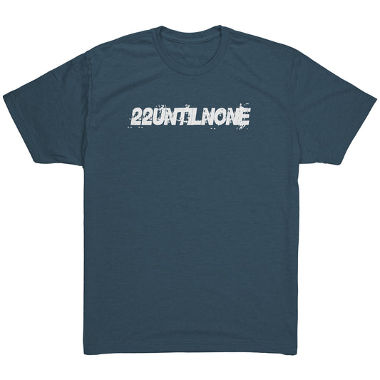 Next Level Mens Triblend Shirt - Name Logo White