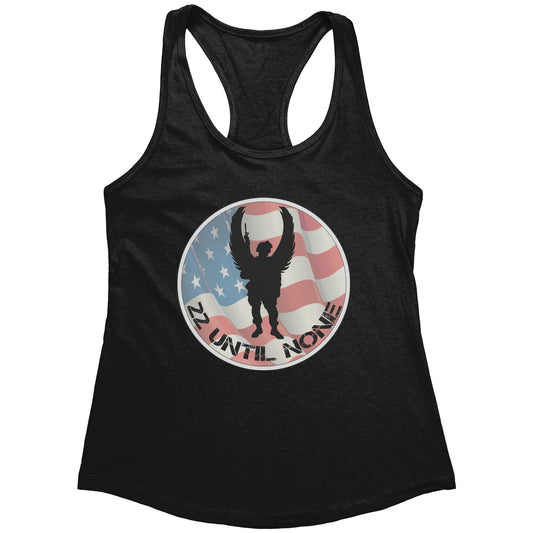 Next Level Womens Racerback Tank - Flag Logo