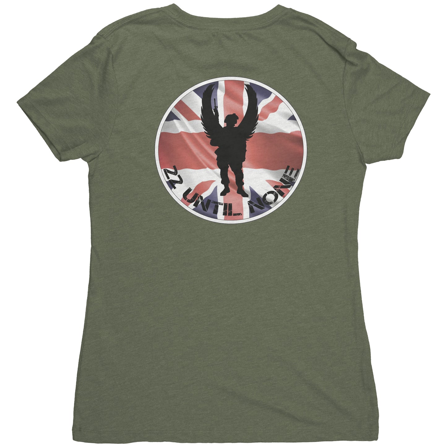 Next Level Women's Triblend - Flag Logo - UK