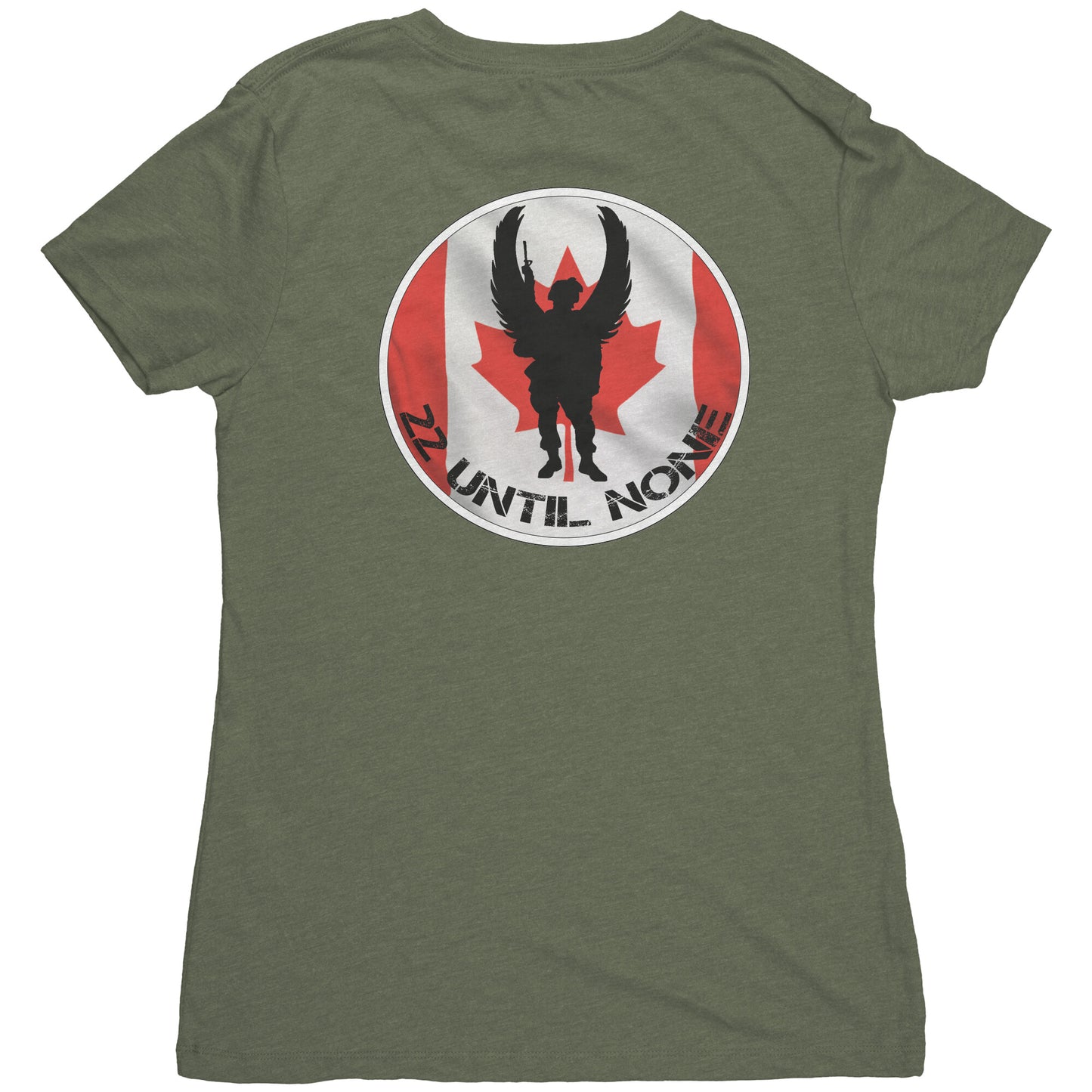 Next Level Women's Triblend - Flag Logo - Canada
